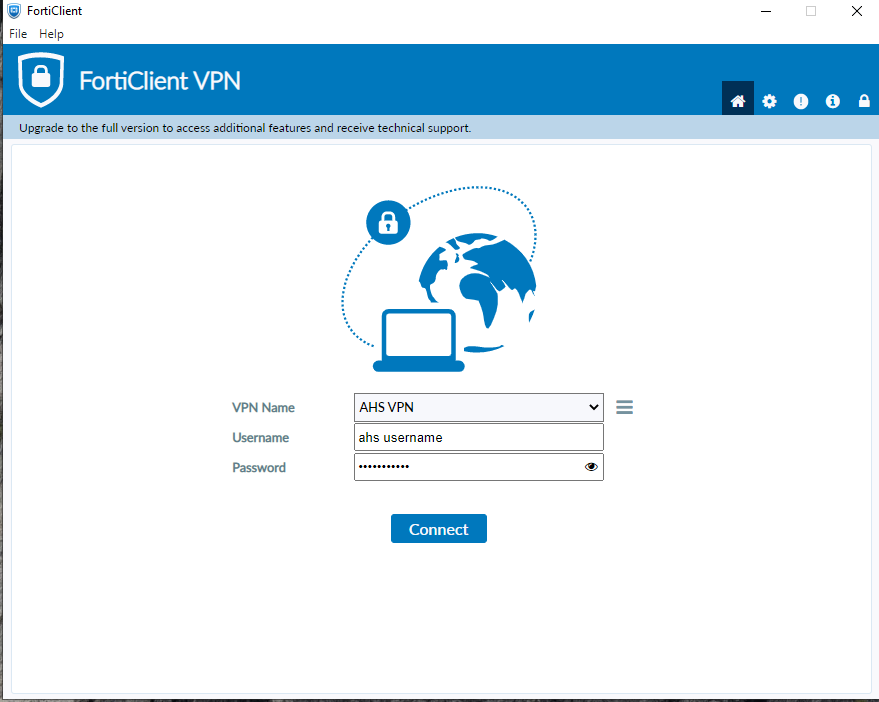 configure fortinet vpn client